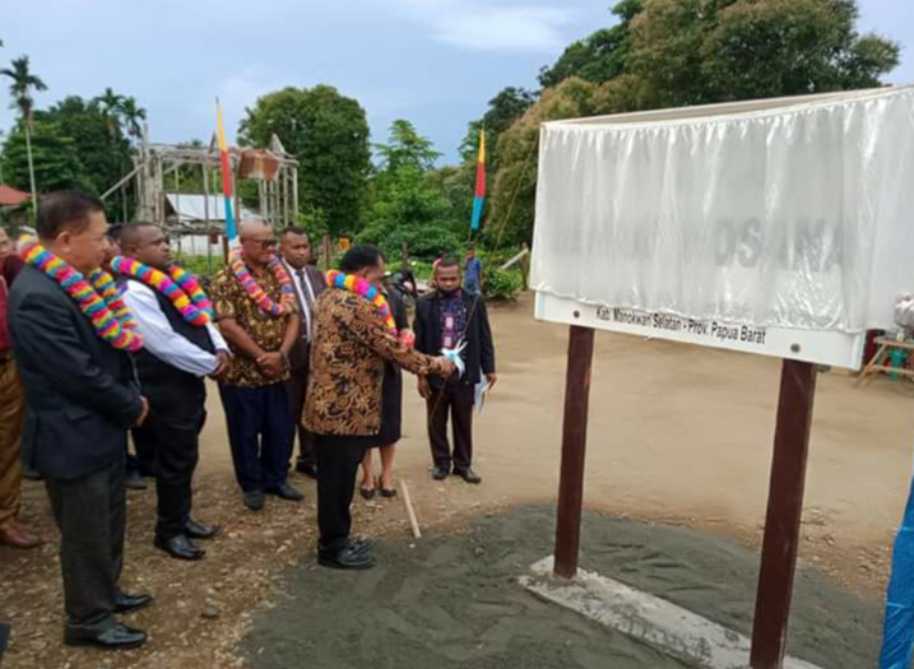 Ketum tahbiskan gereja di Pabar 26 Juli 2020